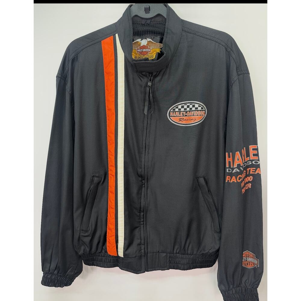 Harley-Davidson Racing Team VR1000 750 XR Windbreaker Jacket Men’s Size Large - Picture 2 of 13